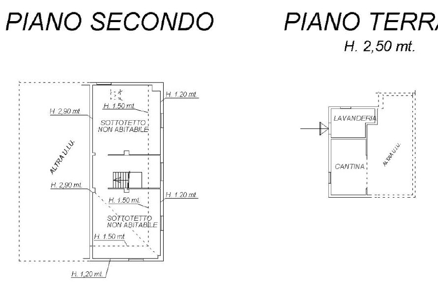 Planimetria Secondo Piano
